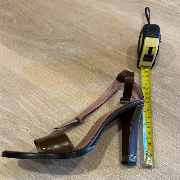 Gucci Brown Leather Heels - Picture 6 of 6